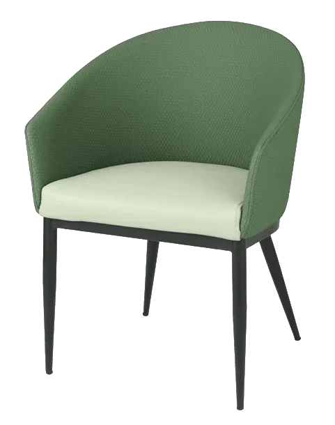 Bolero Sloane FU522 Interior Dining Chairs Green Forest Mix (Pack of 2) banner