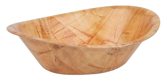 Olympia L092 Oval Wooden Bowl Small banner