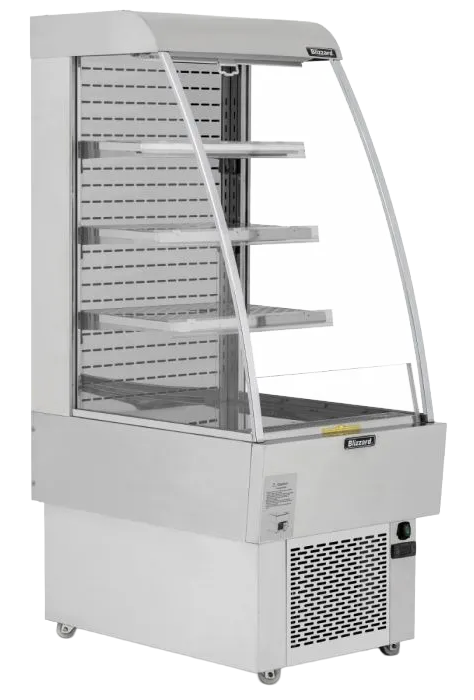 Blizzard GRAB60 600mm Wide Stainless Steel Multideck Display Fridge With Nightblind banner