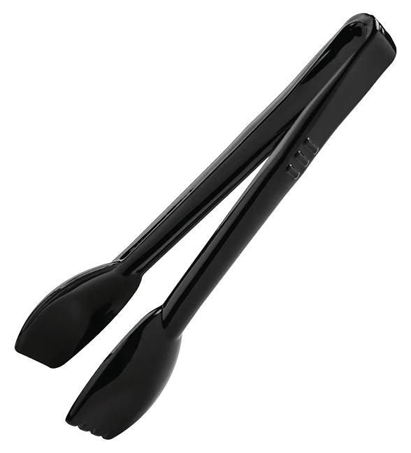 Vogue P786 Food Tongs Black 230mm banner