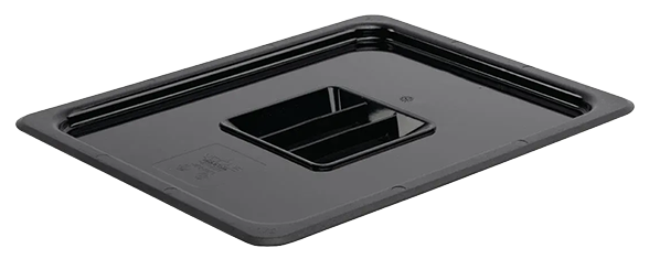 Vogue U475 Polycarbonate 1/2 Gastronorm Tray Lid Black banner