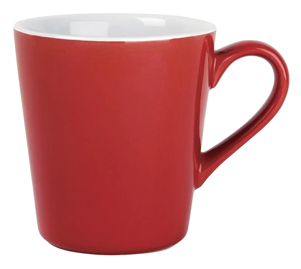 Olympia Café FF990 Flat White Cups Red 170ml (Pack of 12) banner