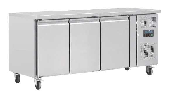 Polar U Series UA048 417 Ltr 3 Door Stainless Steel Refrigerated Prep Counter banner