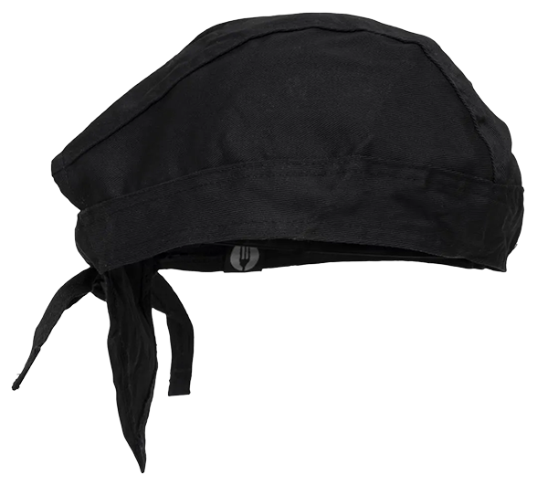 Chef Works A702 Chefs Bandana Black banner
