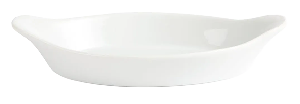 Olympia Whiteware W441 Oval Eared Dishes 204mm (Pack of 6) banner