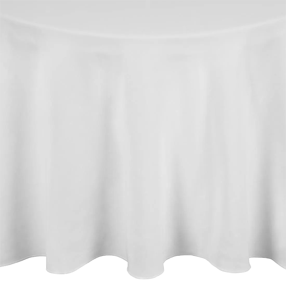 Mitre Essentials Occasions GW441 Round Tablecloth White 3300mm banner