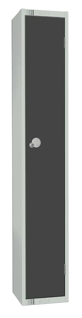 Elite Lockers GR691-C Single Door Camlock Locker Graphite Grey banner
