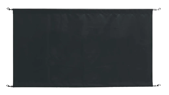 Bolero CF137 Black Canvas Barrier banner