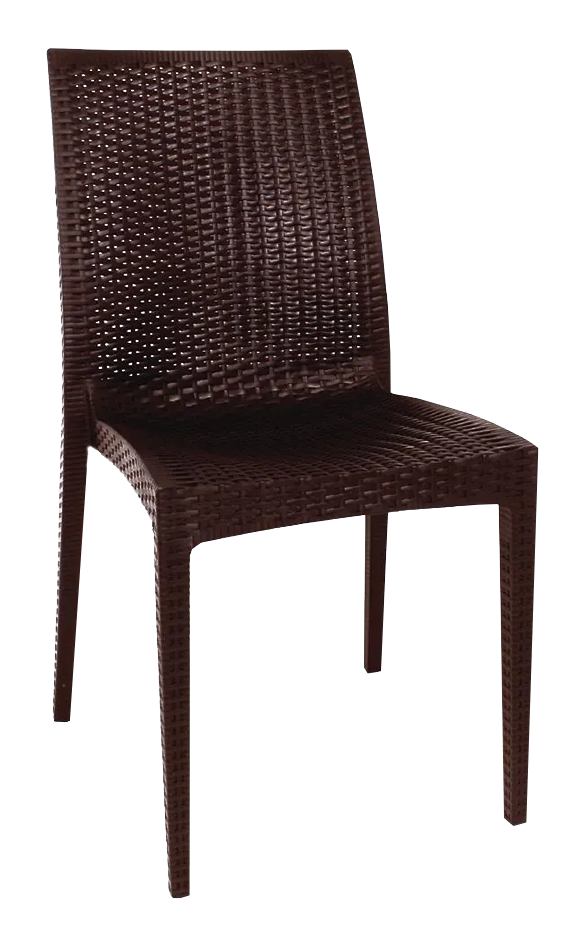 Bolero GR361 PP Rattan Bistro Side Chairs Brown (Pack of 4) banner