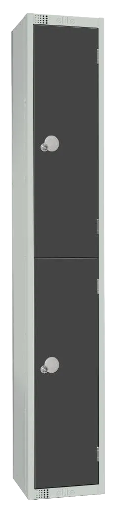 Elite Lockers GR692-C Double Door Camlock Locker Graphite Grey banner