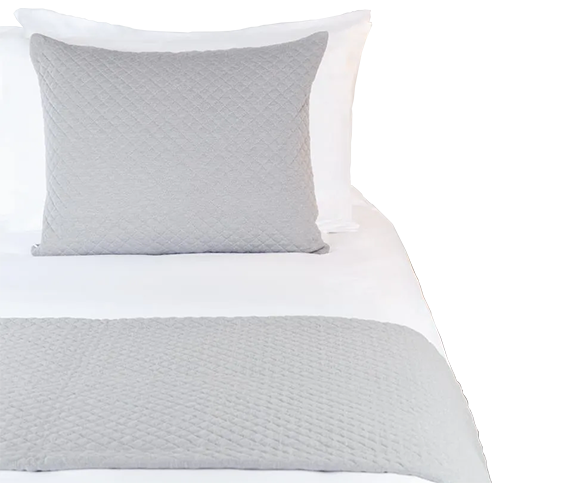 Mitre Essentials HN850 Single Quilted Waffle Bed Runner Grey banner