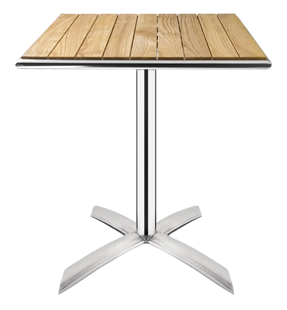 Bolero GK991 Flip Top Bistro Table Square Ash 600mm banner