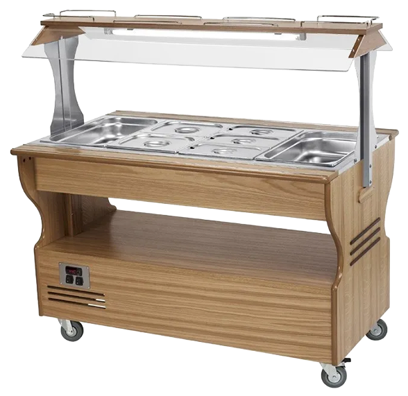 Roller Grill SB40M Refrigerated & Heated Buffet/Salad Display Bar banner