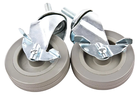 Vogue AC680 Braked Castors for Stainless Steel Trolleys (Pack of 2) banner