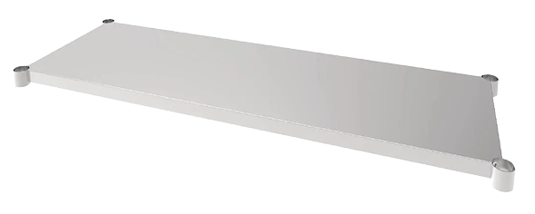 Vogue CP833 Stainless Steel Table Shelf 1500w x 600d mm banner