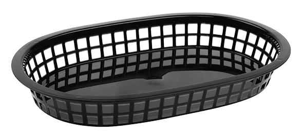 Olympia GH969 Polypropylene Serving Basket Black (Pack of 6) banner