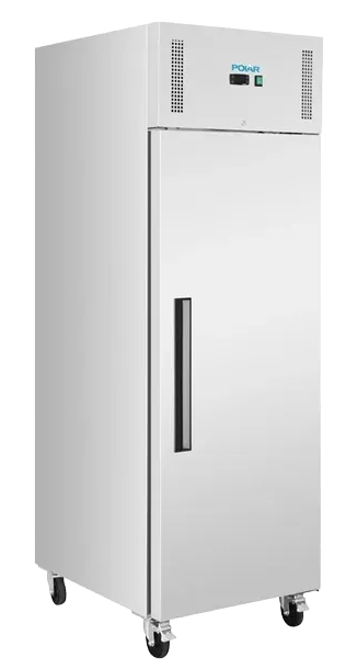 Polar G-Series PG593 Medium Duty 600 Ltr Upright Single Door Stainless Steel Freezer banner