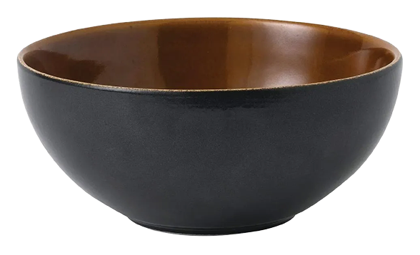 Churchill Nourish FD818 Noodle Bowls Black Onyx Two Tone 183mm (Pack of 6) banner