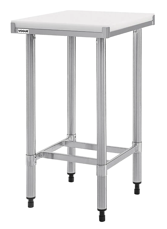 Vogue CF740 500w x 500d mm Stainless Steel Chopping Board Table banner