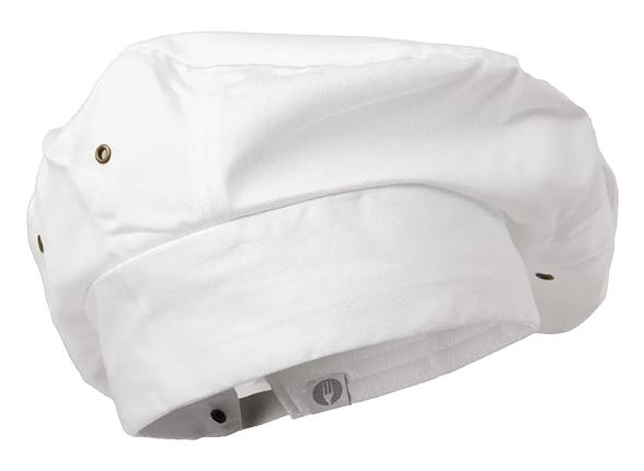 Chef Works A963 Toque Chefs Hat White banner