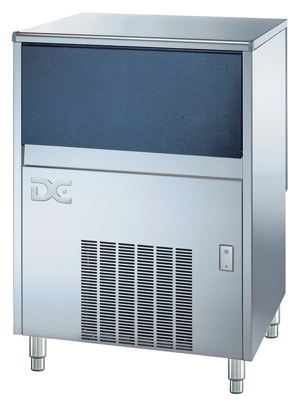 DC DC100-60A Automatic Self Contained Cube Ice Machine (100kg/24hr) banner