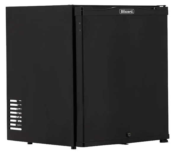 Blizzard BMB30 30 Ltr Black Silent Solid Door Hotel Minibar Fridge banner