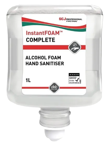 DEB Instant FOAM GH257 Unperfumed Foam Hand Sanitiser 1 Ltr (Pack of 1) banner