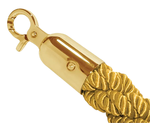 Bolero Y806 Gold Twist Barrier Rope 1.5m banner
