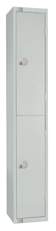 Elite Lockers W930-P Double Door Padlock Locker Grey banner