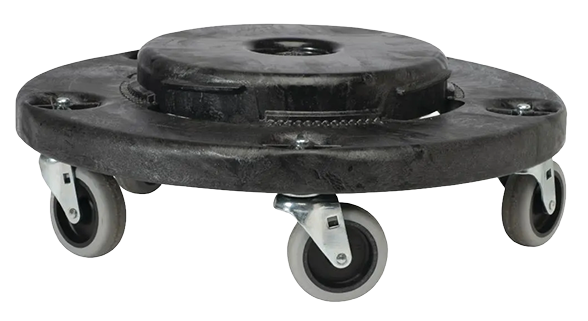 Rubbermaid BRUTE L644 Waste Container Mobile Dolly banner