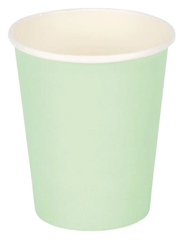 Fiesta Recyclable GP400 Single Wall Coffee Cups Turquoise 225ml (Pack of 50) banner