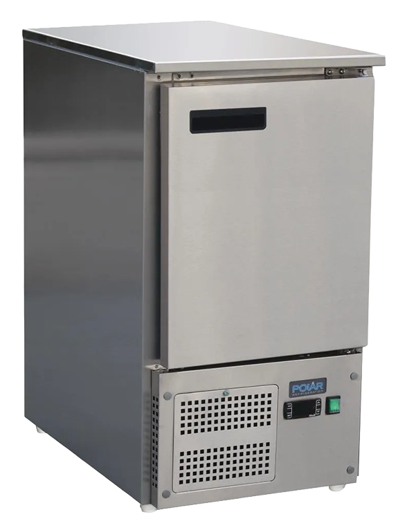 Polar G-Series FA443 88 Ltr Single Door Stainless Steel Freezer Prep Counter banner