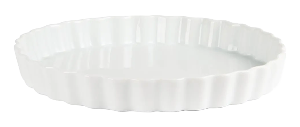 Olympia Whiteware W416 Flan Dishes White 297mm (Pack of 6) banner