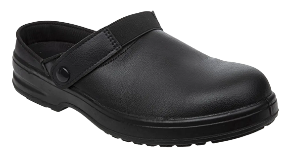 Slipbuster Footwear Lite A813-42 Unisex Safety Clogs Black Size 8 banner