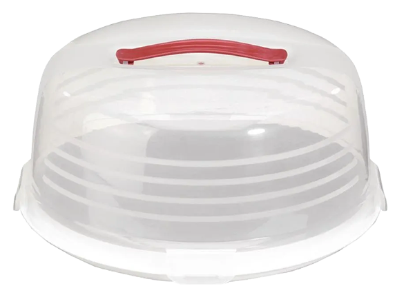 Curver CP070 Round Cake Box White 350mm banner