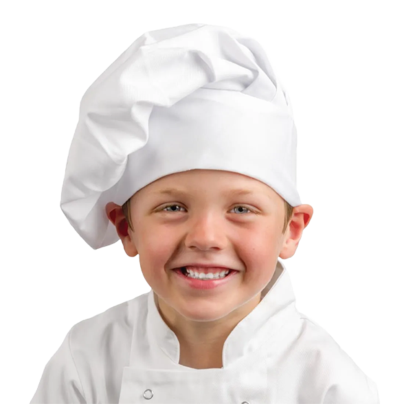 Whites A677 Childrens Unisex Chef Hat White banner