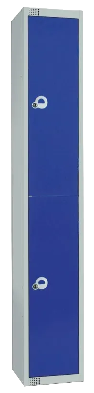 Elite Lockers W975-C Double Door Camlock Locker Blue banner
