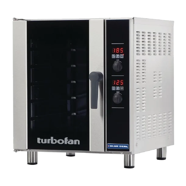 Blue Seal Turbofan E33D5 Heavy Duty 96.8 Ltr Electric Manual Countertop Convection Oven banner