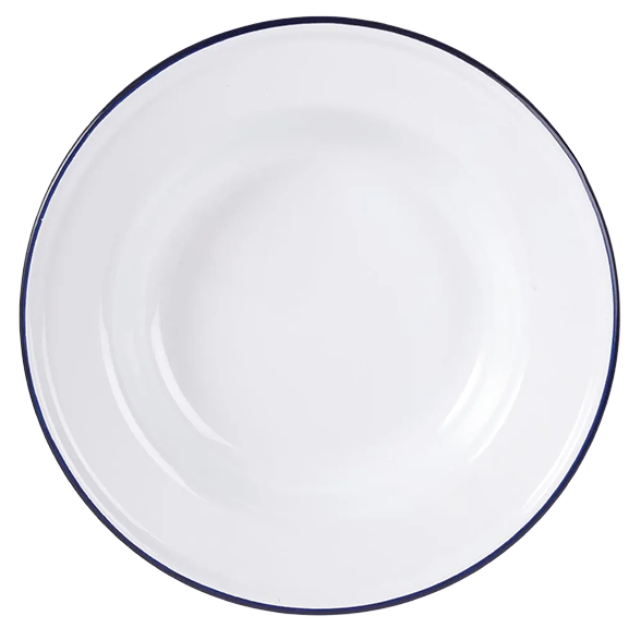 Olympia Enamel GM513 Soup Plates 245mm (Pack of 6) banner