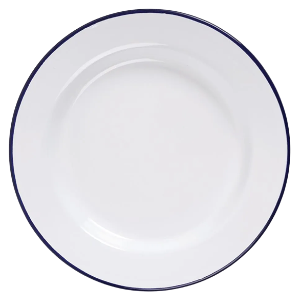 Olympia Enamel GM512 Dinner Plates 245mm (Pack of 6) banner