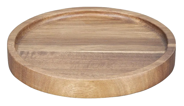 Olympia FT610 Acacia Wood Round Plate 150mm banner