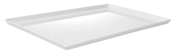APS Float GF074 Melamine Tray White 1/1GN banner