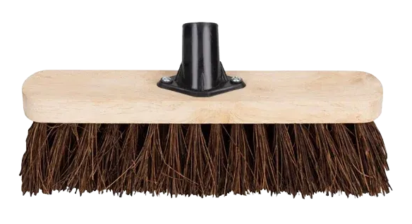 Jantex JB591 Soft Bassine Wooden Broom Head 12" banner