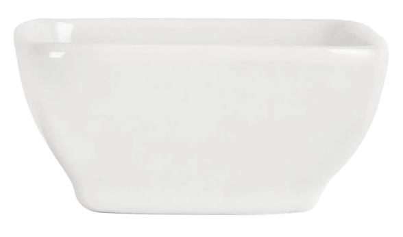 Olympia Whiteware Y137 Miniature Rounded Square Dishes 60mm (Pack of 12) banner