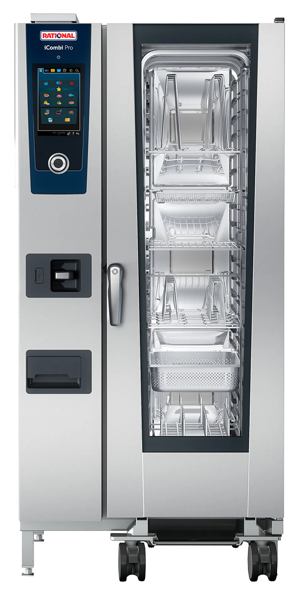 RATIONAL iCombi Pro ICP 20-1/1/E 20 Grid 1/1GN Electric Combination Oven - 3 Phase banner