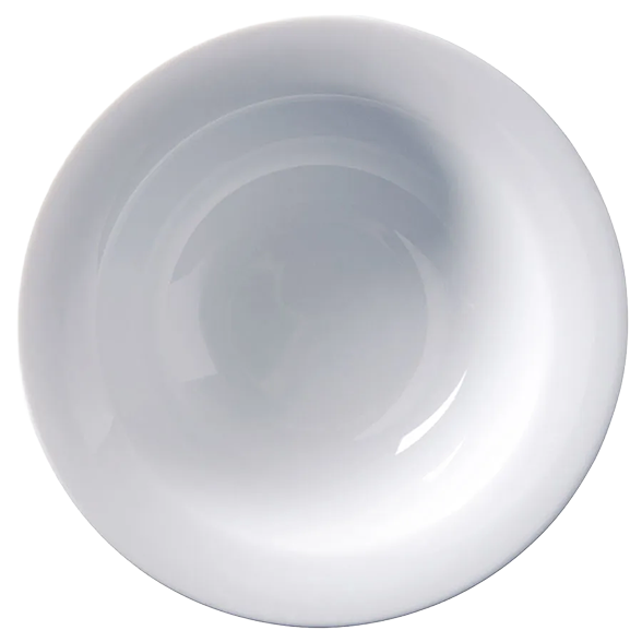 Superwhite BH551 Porcelain Stone Rim Bowls White 426ml (Pack of 6) banner
