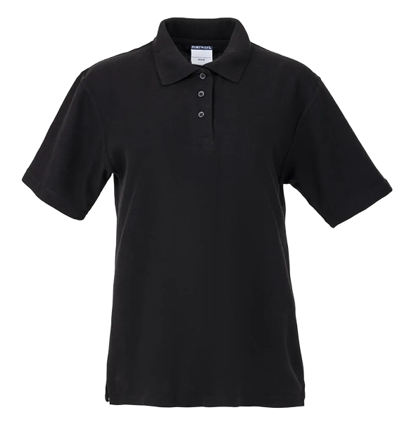 Portwest BB474-M Ladies Polo Shirt Black M banner