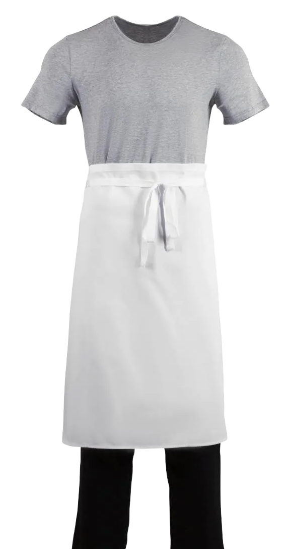 Whites A501 Waist Bistro Apron Regular White banner