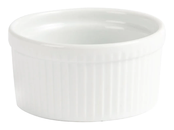 Olympia Whiteware W431 Souffle Dishes White 105mm (Pack of 6) banner