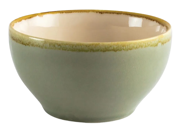 Olympia Kiln GP469 Round Bowl Moss 140mm (Pack of 6) banner